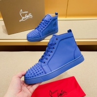 Cheap Christian Louboutin High Top Shoes For Men #1209935 Replica Wholesale [$85.00 USD] [ITEM#1209935] on Replica Christian Louboutin High Top Shoes