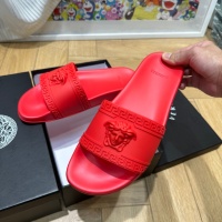 Cheap Versace Slippers For Men #1209992 Replica Wholesale [$72.00 USD] [ITEM#1209992] on Replica Versace Slippers