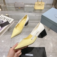 Cheap Prada High-heeled Shoes For Women #1210642 Replica Wholesale [$112.00 USD] [ITEM#1210642] on Replica Prada High-heeled Shoes