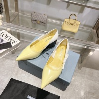 Cheap Prada High-heeled Shoes For Women #1210642 Replica Wholesale [$112.00 USD] [ITEM#1210642] on Replica Prada High-heeled Shoes