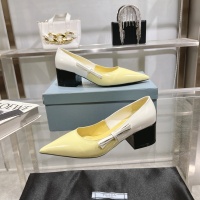 Cheap Prada High-heeled Shoes For Women #1210642 Replica Wholesale [$112.00 USD] [ITEM#1210642] on Replica Prada High-heeled Shoes