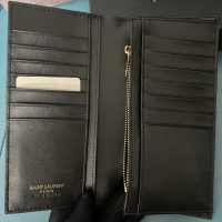 Cheap Yves Saint Laurent YSL Man Wallets In Gold #1211786 Replica Wholesale [$45.00 USD] [ITEM#1211786] on Replica Yves Saint Laurent YSL AAA Man Wallets