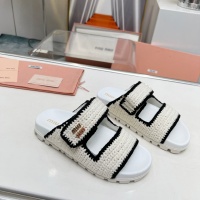 Cheap MIU MIU Slippers For Women #1212092 Replica Wholesale [$98.00 USD] [ITEM#1212092] on Replica MIU MIU Slippers