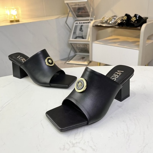 Cheap Versace Slippers For Women #1216923 Replica Wholesale [$82.00 USD] [ITEM#1216923] on Replica Versace Slippers