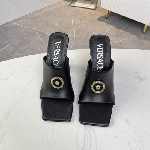 Cheap Versace Slippers For Women #1216924 Replica Wholesale [$82.00 USD] [ITEM#1216924] on Replica Versace Slippers