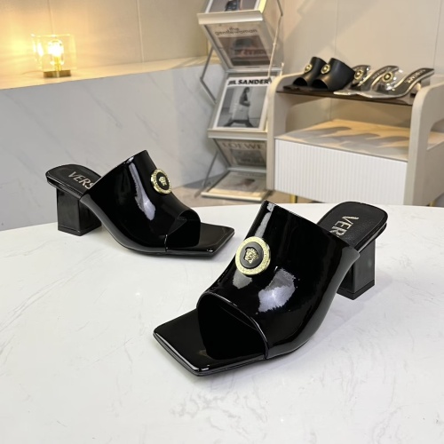 Cheap Versace Slippers For Women #1216925 Replica Wholesale [$82.00 USD] [ITEM#1216925] on Replica Versace Slippers