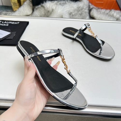 Cheap Yves Saint Laurent YSL Slippers For Women #1216927 Replica Wholesale [$82.00 USD] [ITEM#1216927] on Replica Yves Saint Laurent YSL Slippers