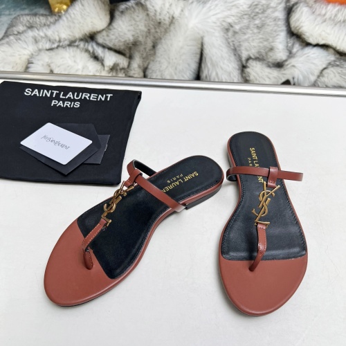 Cheap Yves Saint Laurent YSL Slippers For Women #1216934 Replica Wholesale [$82.00 USD] [ITEM#1216934] on Replica Yves Saint Laurent YSL Slippers