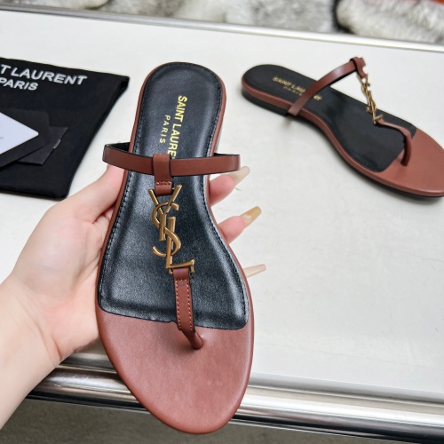 Cheap Yves Saint Laurent YSL Slippers For Women #1216934 Replica Wholesale [$82.00 USD] [ITEM#1216934] on Replica Yves Saint Laurent YSL Slippers