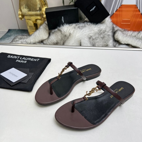 Cheap Yves Saint Laurent YSL Slippers For Women #1216935 Replica Wholesale [$82.00 USD] [ITEM#1216935] on Replica Yves Saint Laurent YSL Slippers