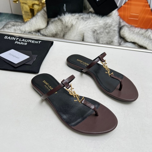 Cheap Yves Saint Laurent YSL Slippers For Women #1216935 Replica Wholesale [$82.00 USD] [ITEM#1216935] on Replica Yves Saint Laurent YSL Slippers