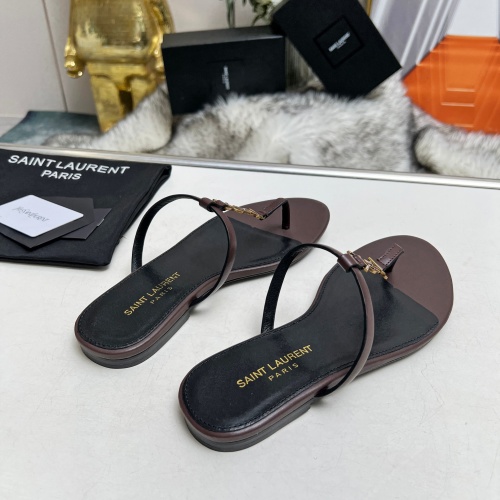 Cheap Yves Saint Laurent YSL Slippers For Women #1216935 Replica Wholesale [$82.00 USD] [ITEM#1216935] on Replica Yves Saint Laurent YSL Slippers