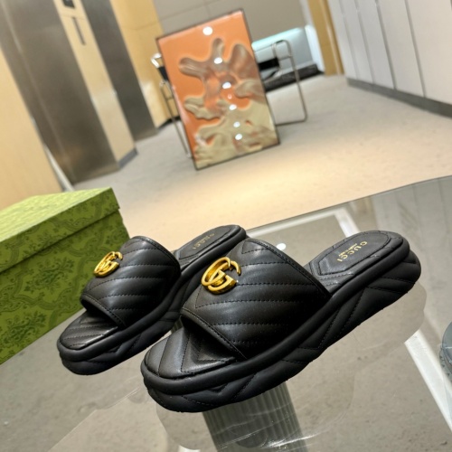 Cheap Gucci Slippers For Women #1216977 Replica Wholesale [$82.00 USD] [ITEM#1216977] on Replica Gucci Slippers