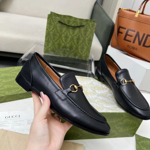 Cheap Gucci Oxfords Shoes For Women #1216978 Replica Wholesale [$85.00 USD] [ITEM#1216978] on Replica Gucci Oxfords Shoes