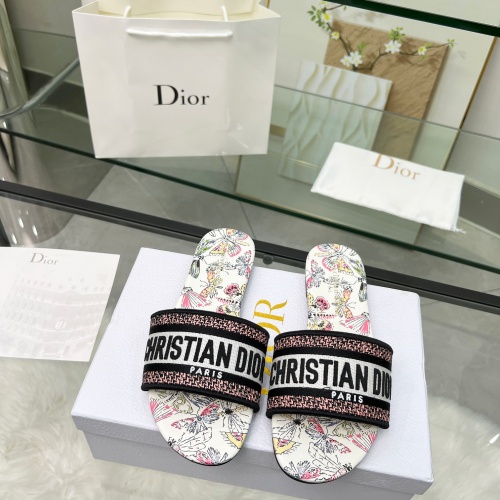 Cheap Christian Dior Slippers For Women #1216985 Replica Wholesale [$72.00 USD] [ITEM#1216985] on Replica Christian Dior Slippers