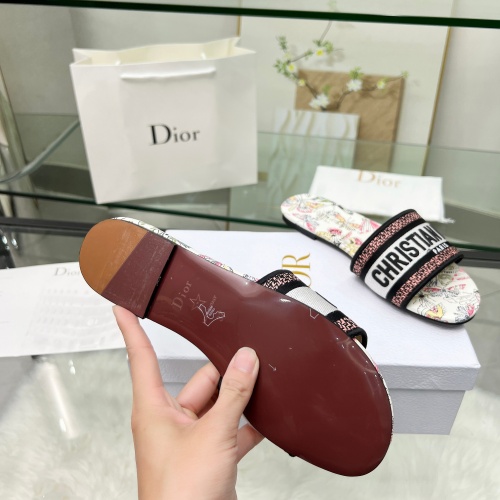 Cheap Christian Dior Slippers For Women #1216985 Replica Wholesale [$72.00 USD] [ITEM#1216985] on Replica Christian Dior Slippers