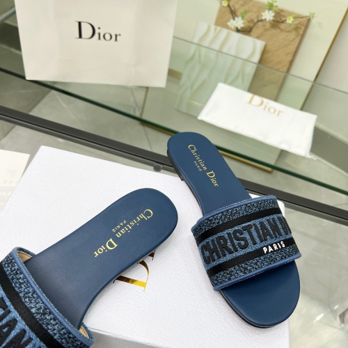 Cheap Christian Dior Slippers For Women #1216987 Replica Wholesale [$72.00 USD] [ITEM#1216987] on Replica Christian Dior Slippers