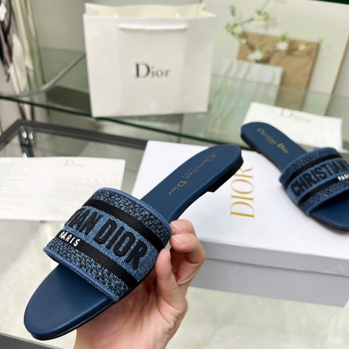 Cheap Christian Dior Slippers For Women #1216987 Replica Wholesale [$72.00 USD] [ITEM#1216987] on Replica Christian Dior Slippers