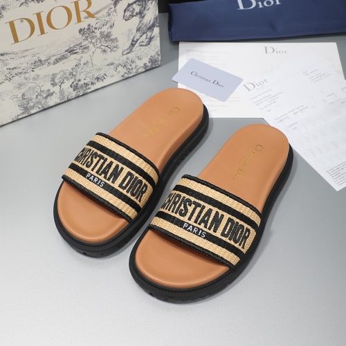 Cheap Christian Dior Slippers For Women #1216997 Replica Wholesale [$68.00 USD] [ITEM#1216997] on Replica Christian Dior Slippers