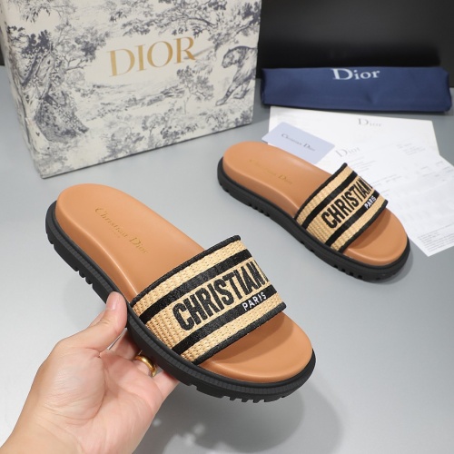 Cheap Christian Dior Slippers For Women #1216997 Replica Wholesale [$68.00 USD] [ITEM#1216997] on Replica Christian Dior Slippers