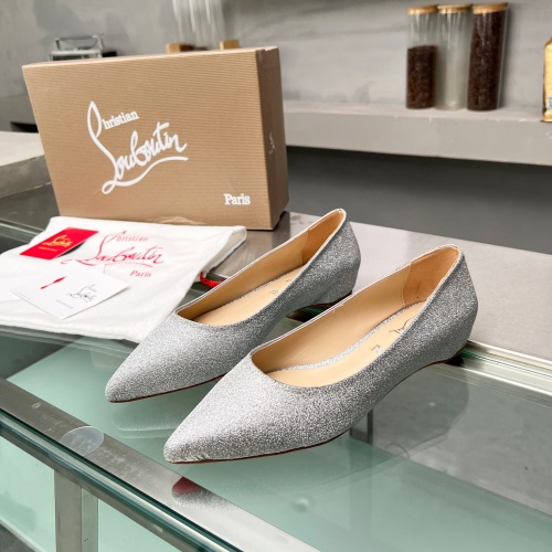 Cheap Christian Louboutin Flat Shoes For Women #1217059 Replica Wholesale [$102.00 USD] [ITEM#1217059] on Replica Christian Louboutin Flat Shoes