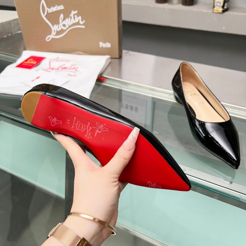 Cheap Christian Louboutin Flat Shoes For Women #1217061 Replica Wholesale [$102.00 USD] [ITEM#1217061] on Replica Christian Louboutin Flat Shoes