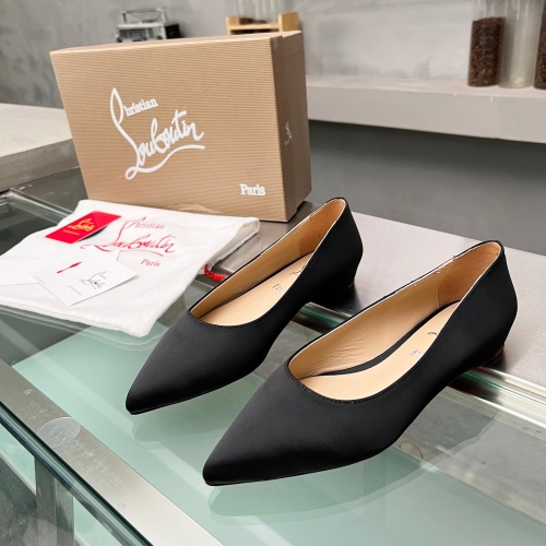 Cheap Christian Louboutin Flat Shoes For Women #1217062 Replica Wholesale [$102.00 USD] [ITEM#1217062] on Replica Christian Louboutin Flat Shoes