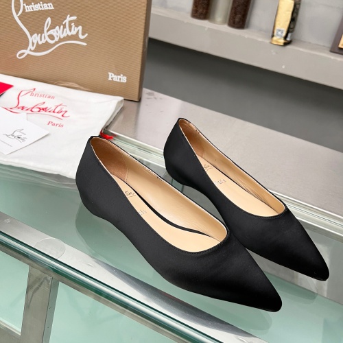 Cheap Christian Louboutin Flat Shoes For Women #1217062 Replica Wholesale [$102.00 USD] [ITEM#1217062] on Replica Christian Louboutin Flat Shoes