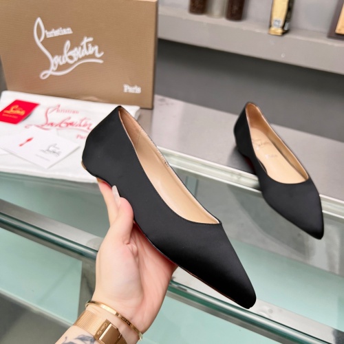 Cheap Christian Louboutin Flat Shoes For Women #1217062 Replica Wholesale [$102.00 USD] [ITEM#1217062] on Replica Christian Louboutin Flat Shoes