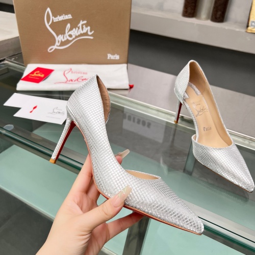 Cheap Christian Louboutin High-heeled shoes For Women #1217063 Replica Wholesale [$102.00 USD] [ITEM#1217063] on Replica Christian Louboutin High-heeled shoes