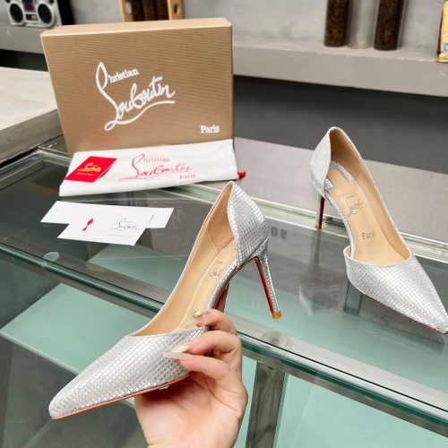 Cheap Christian Louboutin High-heeled shoes For Women #1217063 Replica Wholesale [$102.00 USD] [ITEM#1217063] on Replica Christian Louboutin High-heeled shoes