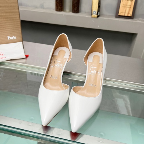 Cheap Christian Louboutin High-heeled shoes For Women #1217066 Replica Wholesale [$102.00 USD] [ITEM#1217066] on Replica Christian Louboutin High-heeled shoes