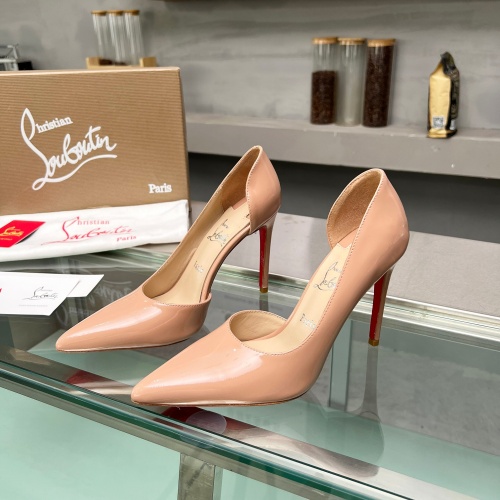 Cheap Christian Louboutin High-heeled shoes For Women #1217067 Replica Wholesale [$102.00 USD] [ITEM#1217067] on Replica Christian Louboutin High-heeled shoes