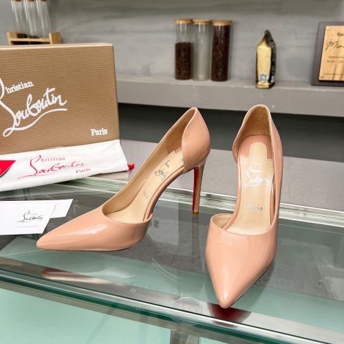 Cheap Christian Louboutin High-heeled shoes For Women #1217067 Replica Wholesale [$102.00 USD] [ITEM#1217067] on Replica Christian Louboutin High-heeled shoes