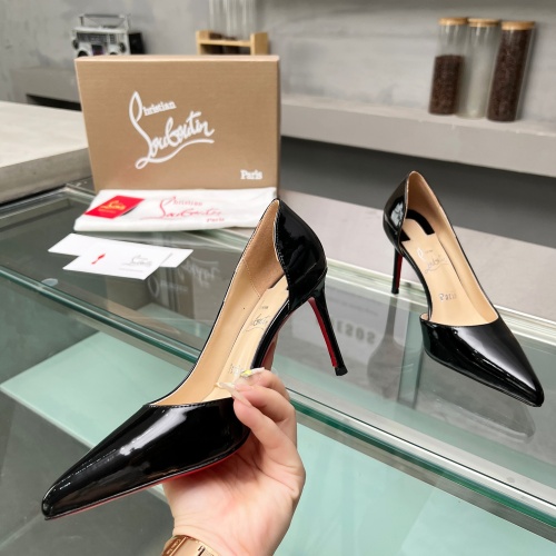 Cheap Christian Louboutin High-heeled shoes For Women #1217068 Replica Wholesale [$102.00 USD] [ITEM#1217068] on Replica Christian Louboutin High-heeled shoes