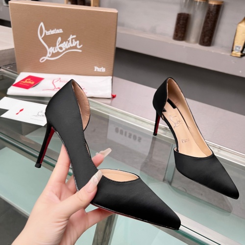 Cheap Christian Louboutin High-heeled shoes For Women #1217069 Replica Wholesale [$102.00 USD] [ITEM#1217069] on Replica Christian Louboutin High-heeled shoes