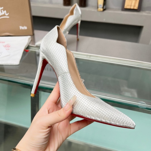 Cheap Christian Louboutin High-heeled shoes For Women #1217070 Replica Wholesale [$102.00 USD] [ITEM#1217070] on Replica Christian Louboutin High-heeled shoes