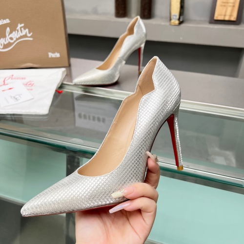 Cheap Christian Louboutin High-heeled shoes For Women #1217070 Replica Wholesale [$102.00 USD] [ITEM#1217070] on Replica Christian Louboutin High-heeled shoes