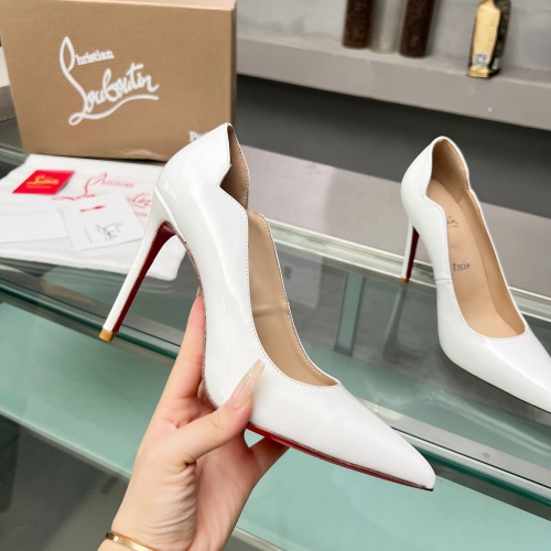 Cheap Christian Louboutin High-heeled shoes For Women #1217072 Replica Wholesale [$102.00 USD] [ITEM#1217072] on Replica Christian Louboutin High-heeled shoes