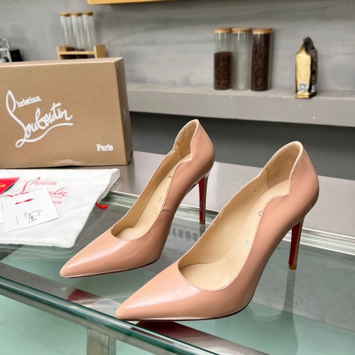 Cheap Christian Louboutin High-heeled shoes For Women #1217073 Replica Wholesale [$102.00 USD] [ITEM#1217073] on Replica Christian Louboutin High-heeled shoes