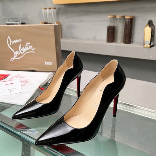 Cheap Christian Louboutin High-heeled shoes For Women #1217074 Replica Wholesale [$102.00 USD] [ITEM#1217074] on Replica Christian Louboutin High-heeled shoes