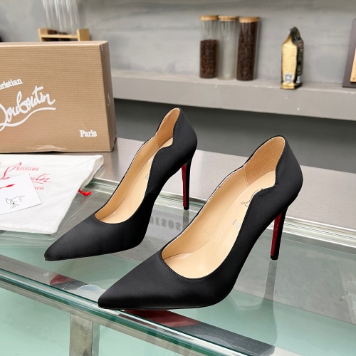 Cheap Christian Louboutin High-heeled shoes For Women #1217075 Replica Wholesale [$102.00 USD] [ITEM#1217075] on Replica Christian Louboutin High-heeled shoes