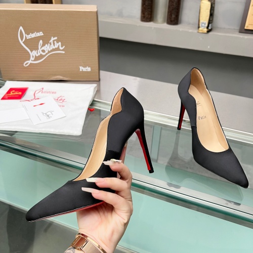 Cheap Christian Louboutin High-heeled shoes For Women #1217075 Replica Wholesale [$102.00 USD] [ITEM#1217075] on Replica Christian Louboutin High-heeled shoes