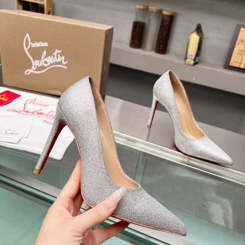 Cheap Christian Louboutin High-heeled shoes For Women #1217077 Replica Wholesale [$102.00 USD] [ITEM#1217077] on Replica Christian Louboutin High-heeled shoes