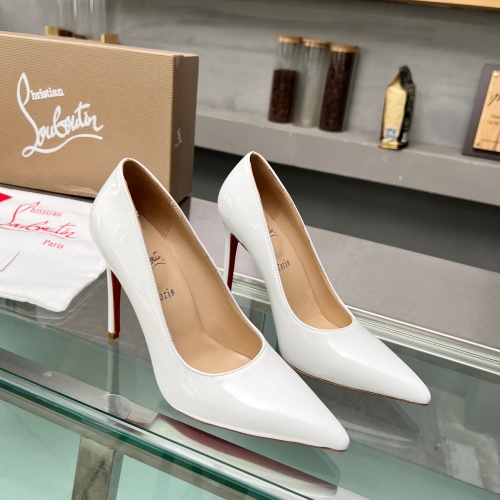 Cheap Christian Louboutin High-heeled shoes For Women #1217078 Replica Wholesale [$102.00 USD] [ITEM#1217078] on Replica Christian Louboutin High-heeled shoes