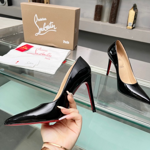 Cheap Christian Louboutin High-heeled shoes For Women #1217080 Replica Wholesale [$102.00 USD] [ITEM#1217080] on Replica Christian Louboutin High-heeled shoes