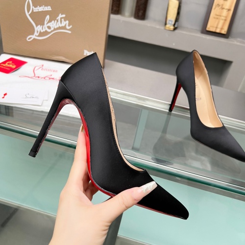 Cheap Christian Louboutin High-heeled shoes For Women #1217081 Replica Wholesale [$102.00 USD] [ITEM#1217081] on Replica Christian Louboutin High-heeled shoes