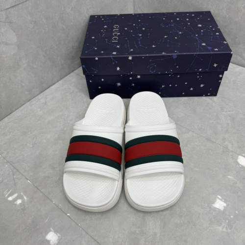 Cheap Gucci Slippers For Men #1217134 Replica Wholesale [$64.00 USD] [ITEM#1217134] on Replica Gucci Slippers