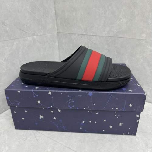 Cheap Gucci Slippers For Men #1217136 Replica Wholesale [$64.00 USD] [ITEM#1217136] on Replica Gucci Slippers