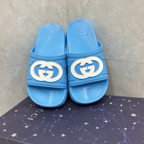 Cheap Gucci Slippers For Men #1217138 Replica Wholesale [$64.00 USD] [ITEM#1217138] on Replica Gucci Slippers